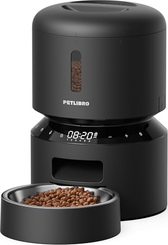 PETLIBRO Automatic Cat Feeder 4L, Timed Cat Food Dispenser with Clog-Free Design